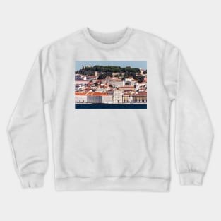 Lisbon Views From Across The Rio Tejo - 1 © Crewneck Sweatshirt